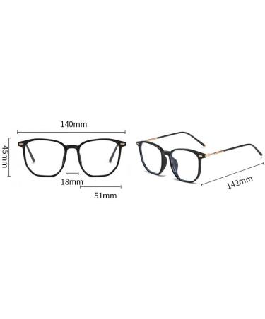 Fuqinqingoz Anti-UV Blue Light Blocking Reading Glasses - Oversized Ultra-Light Computer Readers (C6 +0.00) - Buy Online on GoSupps.com