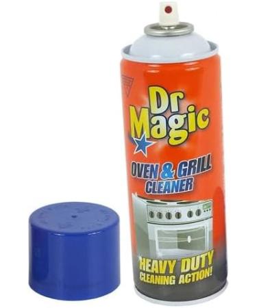 Dr Magic Oven and Grill Cleaner Spray (1X 390 ml)- Effortlessly and Effectively Remove All Stubborn Food Residues and Grease from Oven and Grill -With Scrubbing Pad Dr Magic Oven and Grill Cleaner + Scrubbing Pad - Buy Online on GoSupps.com