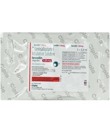DUOLIN 3ML & LEVOLIN 2.5ML RESPULES for Inhalation - Pack of 20 | Buy Internationally Online - Buy Online on GoSupps.com