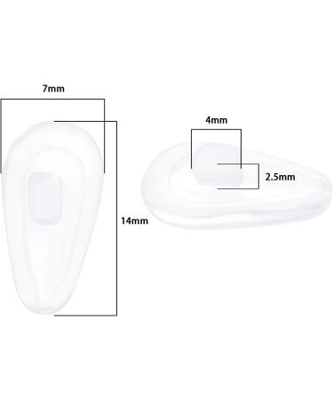 LT Easily 10 Pair Silicone Nose Pads for Glasses & Sunglasses - Compatible with Oakley Contrail OO4147 & Truss Rod Ox5123 - International Shipping Available - Buy Online on GoSupps.com