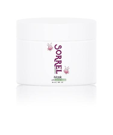 Sorrel Cosmetics Hibiscus Hair Mask and Deep Conditioner Nourishes Dry Damaged Chemically Treated hair Split Ends & Detangler Organic Flower (16 OZ)