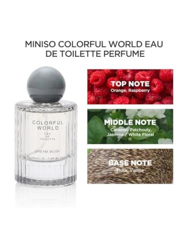 thakor craft MINI-SO Perfume for Women EDT Luxury Perfume with Long Lasting Fragrance for Everyday Wear Floral and Fruity Fresh Scent Colorful World Serie (Dream Musk) 50ML - Buy Online on GoSupps.com