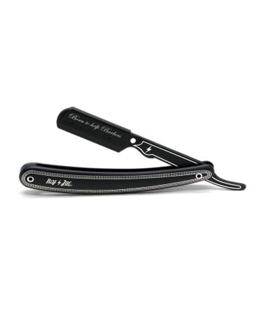Hey Joe! Premium Classic Shaving Razor Carbon Edition | Stainless Steel Shaving Tool for Men | Ideal for Personal & Professional Use - Buy Online on GoSupps.com