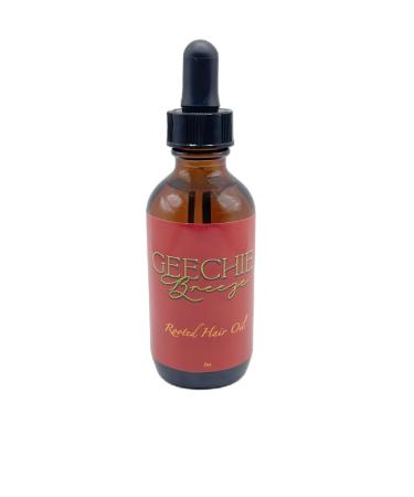 Rooted Hair Oil For Hair Growth For Hair Retention with Rosemary oil locks in moisture- All types of hair (Straight kinky curly relaxed 4b 4c 4a) 2 oz Jojoba oil Black Castor Oil Olive Oil