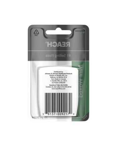 Buy Johnson & Johnson Reach Mint Waxed Dental Floss 55 YD (Pack of 2) - International Shipping Available - Buy Online on GoSupps.com