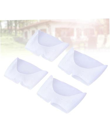 FRCOLOR 2 Pair Toe Shoe Covers - White Toe Separators for Plantar Relief - Comfortable Foot Care Accessories - Buy Online on GoSupps.com