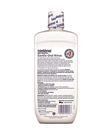 Biotene Gentle Original Flavor Moisturizing Oral Rinse - 16 oz Dry Mouth Mouthwash | International Shipping Available - Buy Online on GoSupps.com
