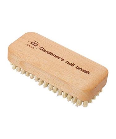 Redecker Tampico Fiber Gardener's Nail Brush with Oiled Beechwood Handle, 4-1/4-Inches Tampico Fiber and Oiled Beechwood