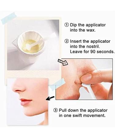 Nose Hair Wax Kit Nose Wax Kit for Men Women at home Nose Hair Remover Ear Hair Waxing Kit Mustache Remover Eyebrows Lips Facial Hair Remover Wax with 100g Wax Beans 20 Applicators 10 Paper Cups 10 Moustache Protectors & 1 Measuring Cup Wax Kit - Buy Online on GoSupps.com