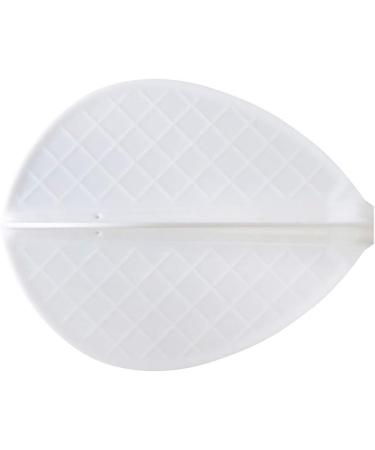 Fit Flight Pro Dart Flights D-4 White by Cosmo Darts | High-Quality Dart Accessories - Buy Online on GoSupps.com