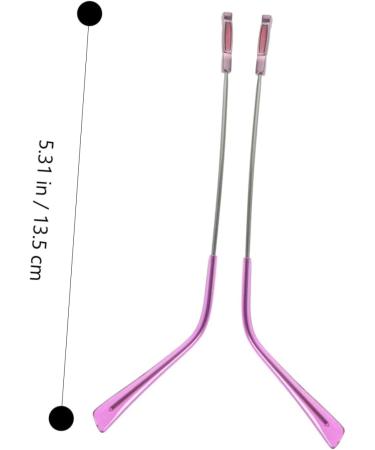 Coolhiya Sunglasses Hinge Replacement - Violet Metal Arm & Leg Bracket | 13.5x0.6cm Glasses Repair Part - Buy Online on GoSupps.com