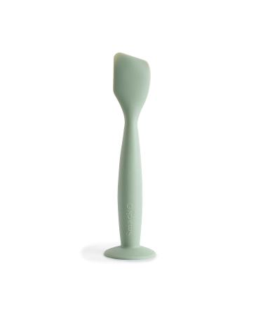 Smack Fun Diaper Cream Applicator Soft Silicone with Suction Base | Diaper rash cream spatula | Diaper Bag Essentials (Cambridge Blue)