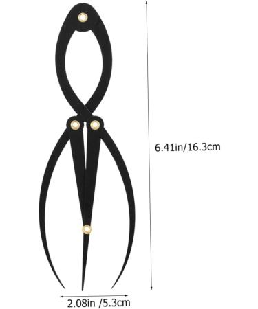 Beavorty Makeup Stencil Eyebrow Extensions Shaper Tool Stainless Steel Eyebrow Positioning Ruler Metal - Buy Online on GoSupps.com