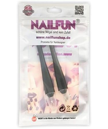 NAILFUN 2 Cuticle Trimmers with V-Shaped Blade - Black - Buy Online on GoSupps.com