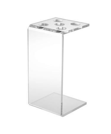 Professional Salon Shear Holder for Stylist Scissors Rack Holder Case Hair Clips Storage Box Hairdressing Combs Organizer Acrylic Transparent