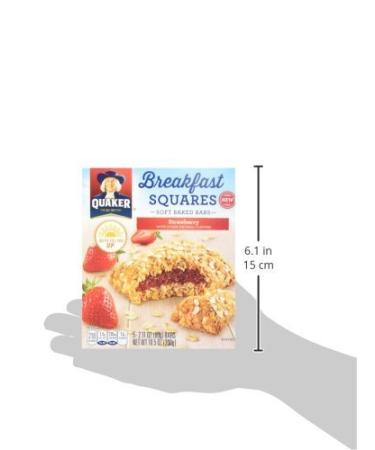 Quaker Baked Squares Variety Pack - Strawberry & Apple Cinnamon Soft Baked Bars (20 Bars) - Buy Online on GoSupps.com