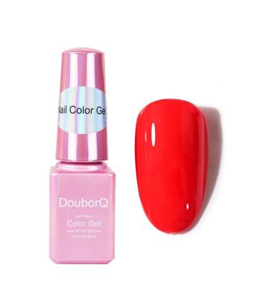 7ml Soak Off Gel Nail Polish Semi Permanent Solid Lamp Varnishes Manicure Top Coat DIY UV Base Nails - (Color: 58)