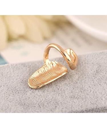 6pcs Gold Fingernail Rings for Women - Retro Nail Art Decoration Jewelry - Buy Online on GoSupps.com