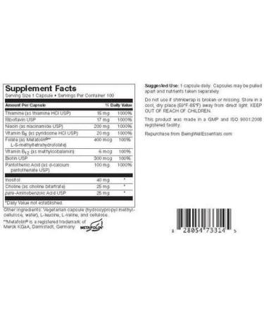 Clear Mind Essential B Vitamin Complex - Yeast Free | Boost Mental Clarity - Buy Online on GoSupps.com