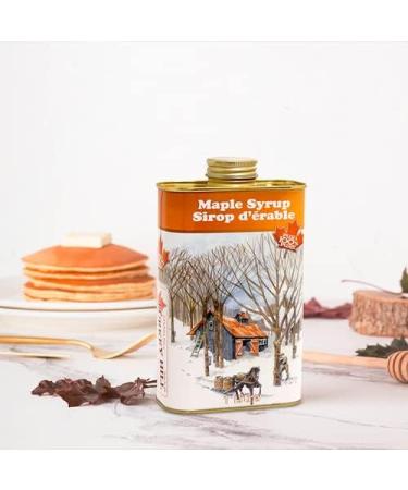 Turkey Hill Sugarbush Heritage Tin Can 100% Pure Premium Canadian Dark Robust Maple Syrup (1L) 1 Liter - Buy Online on GoSupps.com