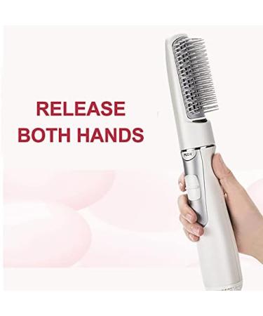 2-in-1 Electric Hair Dryer Styling Tool - Versatile Blow Dryer Brush & Hair Straightener with Teasing Comb - Adjustable Heat Settings (US Plug - Buy Online on GoSupps.com
