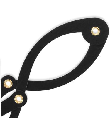 Healeved 4pcs Eyebrow Ruler Stainless Steel Eyebrow Positioning Ruler Eyebrow Measuring Rulers Curve Scale 16.3x5.3cmx4pcs Blackx4pcs - Buy Online on GoSupps.com