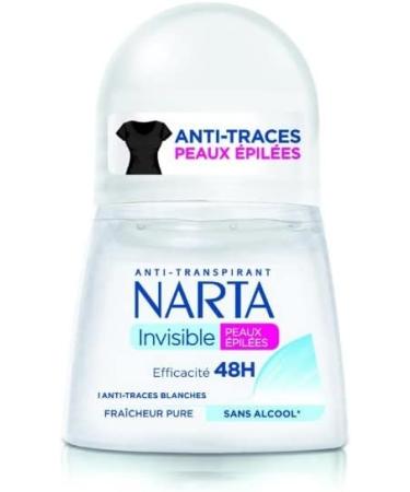 NARTA - Women's Roll-on Deodorant for Epileated Skin 48H 50Ml - Pack of 4 - Buy Online on GoSupps.com