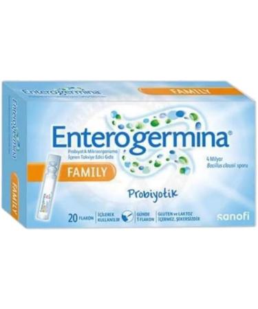 EnterogerminaFamily 4 Billion 20 Vials 2 Packs Total 40 Vials-(Pack of 2) - Buy Online on GoSupps.com