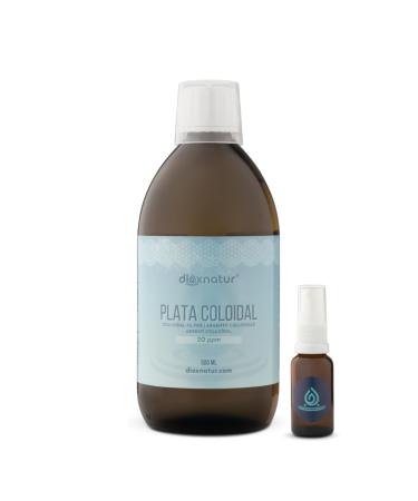 Diox nature Pure colloidal silver 20 ppm 500 ml with spray