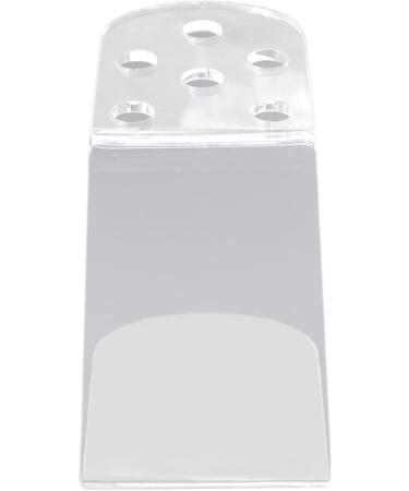 Scissors Holder for Groomer - Acrylic Rack Salon Shear Holder | Clear Stylist Tool Rack 6 Holes Combs Storage Container for Barber Shop Home - Buy Online on GoSupps.com