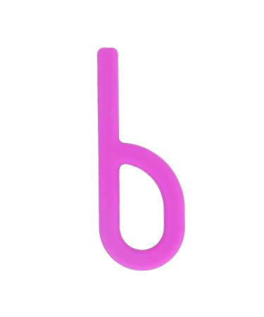 P-shaped Sensory Toy - Oral Chewing Tool Ergonomic Design for Speech Correction (Purple) | International Shipping - Buy Online on GoSupps.com