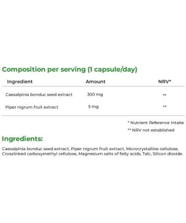 Apex Bonduc Nut Vanan Bonduc Nut 60 capsules 300 mg per capsule Vegan food supplement with Caesalpinia bonduc General wellbeing of women - Buy Online on GoSupps.com