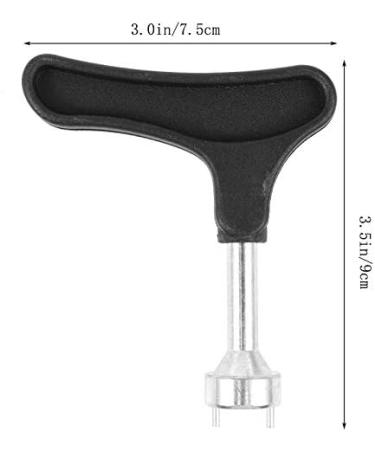 RLECS Steel Golf Spike Wrench - 10cm, 2 Pins - Nail Extractor & Shoes Remover Tool - Buy Online on GoSupps.com