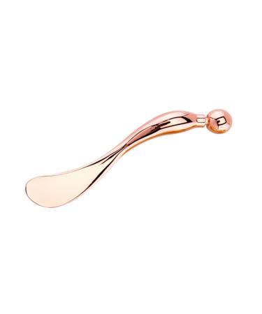 Hemoton Eye Spoon Dermatological Skincare Skin Care Anti Wrinkle Eye Stick Maskfone Facial Massager Masks Hand Squeegee Cosmetic Spoon Cream Spoon Massage Tool Creami Import Digging Spoon 1*0.2*0.1cm Golden