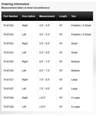 Buy DJO Procare Foam Wrist Splint - Left Large (7.5-8.5 Size) | International Shipping Available - Buy Online on GoSupps.com