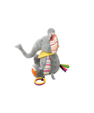 BUDINOQUE Elephant Toy - Baby Activity Teething Toy with Rattle & Textures - Buy Online on GoSupps.com