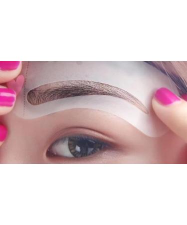 24 Handy Eyebrow Stencils - Perfect for Home School Work & On-the-Go | International Shipping Available - Buy Online on GoSupps.com