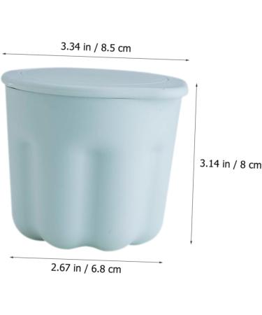 minkissy 2 Sets Pp Washing Bowl Makeup Brush Washing Silicone Gasket Eye Brush Washing Pad Silicone Makeup Brush Rack Makeup Tools Portable Brush Clean Silica Gel Washer medium Sky-blue - Buy Online on GoSupps.com