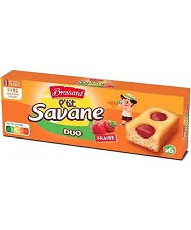 Brossard P'tit savane strawberry - 5 bags of 30g