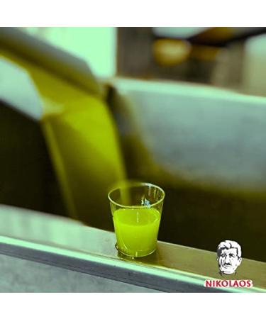 Buy Nikolaos Premium Extra Virgin Olive Oil 5L - Cold-Pressed from Crete Greece | Rich in Polyphenols | Super Fresh Quality - Buy Online on GoSupps.com