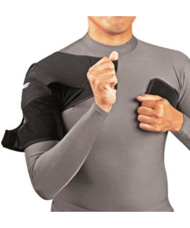 Zamst Shoulder Wrap Sports Brace | Dynamic Stabilization for Football Volleyball Tennis Golf & More - Black Medium - Buy Online on GoSupps.com