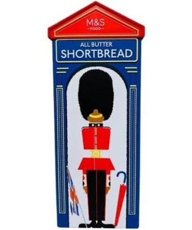 M&S All Butter Shortbread London Guard Tin Christmas Special 180g British Guard Tin Made in Scotland - in Premier Life Store box - Buy Online on GoSupps.com