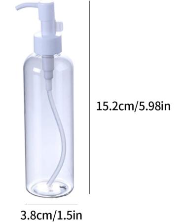 Bottle Dispenser 100ML Plastic Press Transparent Lotion Dispenser Bottle Cosmetic Containers for Travel Shower Gel Dispenser - Buy Online on GoSupps.com