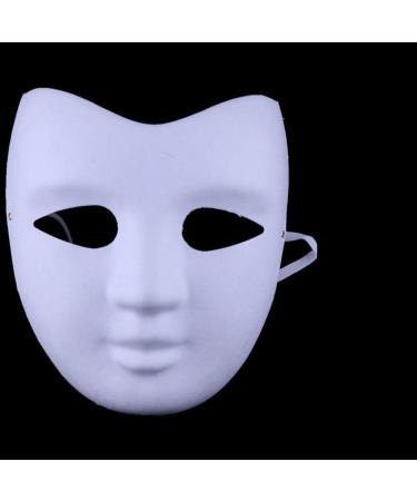 Sevacc 16-Piece DIY Paper Masks - Empty Paintable Costumes for Masquerade & Cosplay - Craft Your Own Unique Masks - Buy Online on GoSupps.com