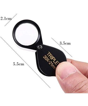 Magnifiers Jewelry Magnifying Glass Folding Scientific Document Magnifier/30* Comfortable Anniversary - Buy Online on GoSupps.com