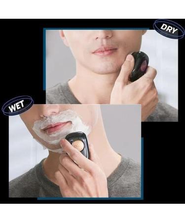 2023 Upgrade Mini-Shave Portable Electric Shaver for Men - Wet/Dry, USB Rechargeable - Compact & Portable Travel Razor (White/Silver) - Buy Online on GoSupps.com
