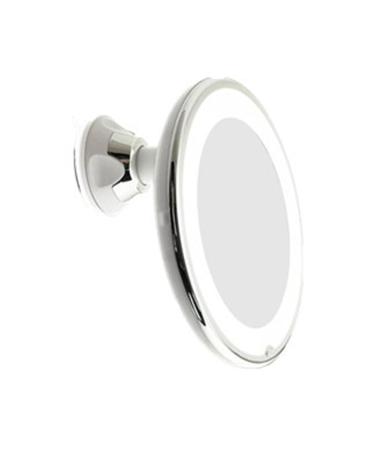 Fzzuzdlap 10X Magnifying Mirror with Light Makeup Mirror with Lights Dimmable LED Makeup Mirror for Bathroom Bedroom Hotel Easy to Use