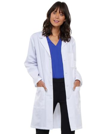 Cherokee Professionals Men & Women Scrubs Lab Coats 40 1346 3X-Large White