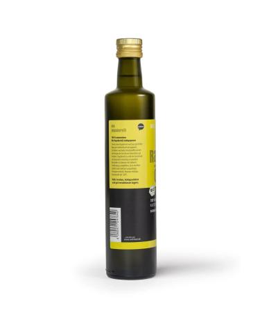 Wohltuer Organic Rapeseed Oil 500ml - Cold-Pressed Raw Food Quality | Premium German Oil for Cooking & Health - Buy Online on GoSupps.com