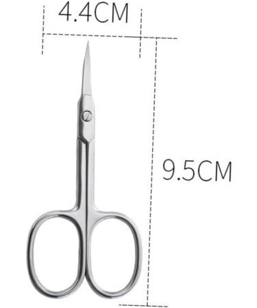 FRCOLOR 3pcs Scissor Beard & Mustache Grooming Kit - Unisex Eyebrow Trimmer & Razor for Men & Women - Universal Eyelash Grooming Set - Buy Online on GoSupps.com